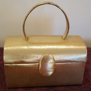 Vintage gold handbag